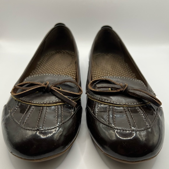 L.L. Bean Patent Leather Ballet Flats, Women’s size 7M - Picture 2 of 6